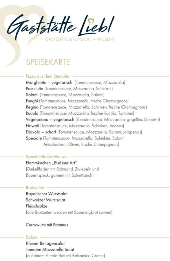 Gaststaette Liebl Ξενοδοχείο Wiesent Εξωτερικό φωτογραφία